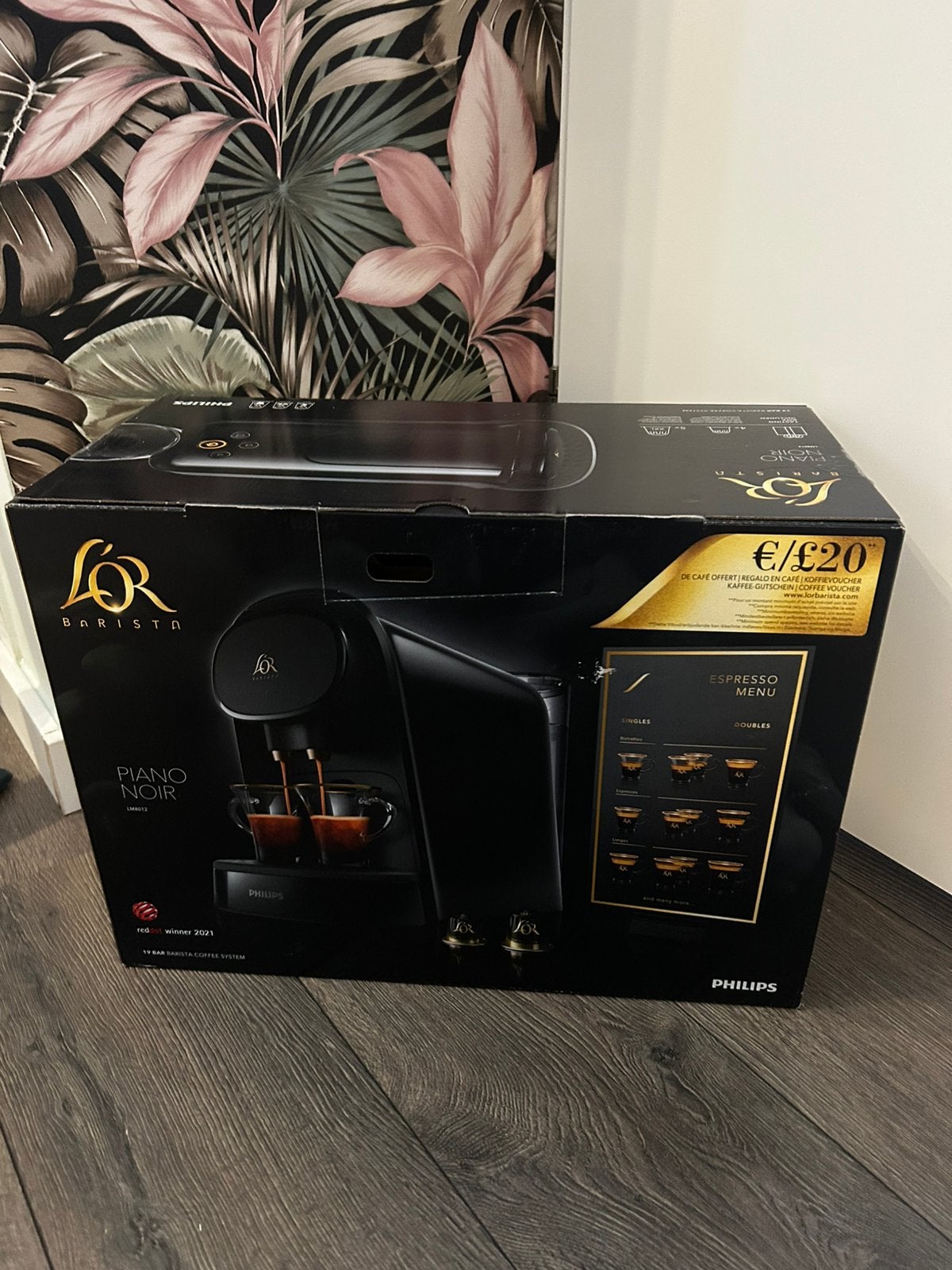 L’or Barista ( piano noir ), Espresso apparaat, Nieuw, Ophalen of Verzenden, 2 tot 4 kopjes
