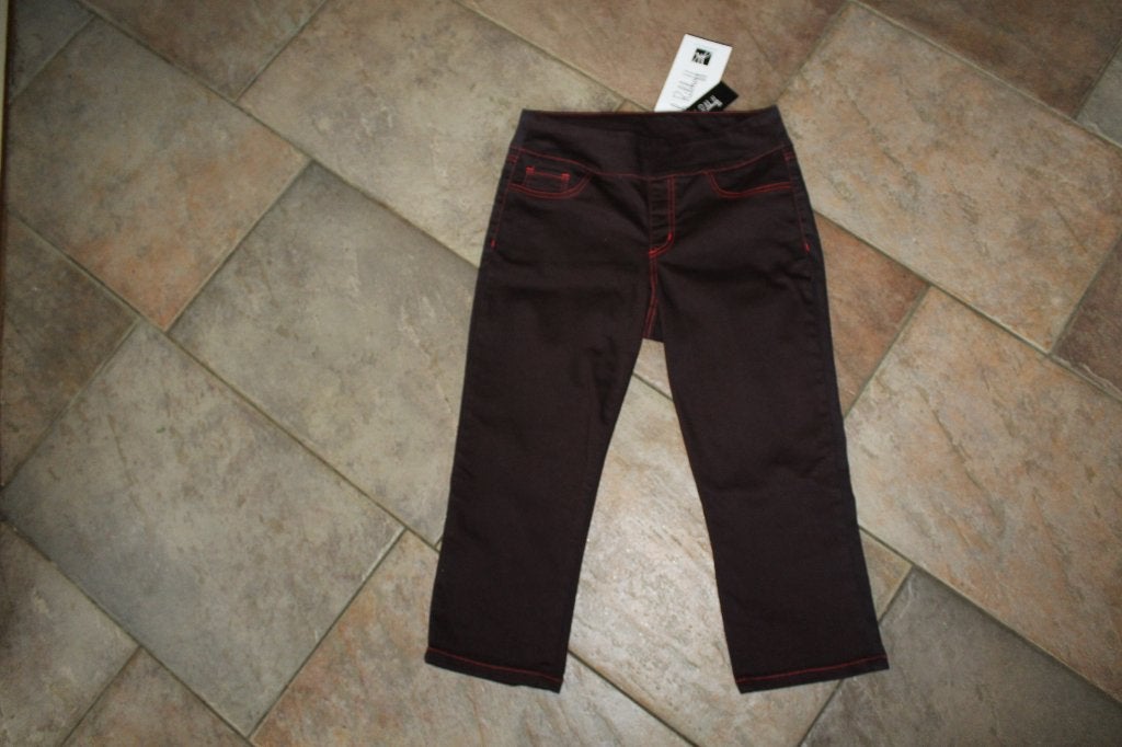 Joseph Ribkoff bruine capri stretch jeans mt 36/S ZGAN, Bruin, Verzenden, ., Joseph Ribkoff