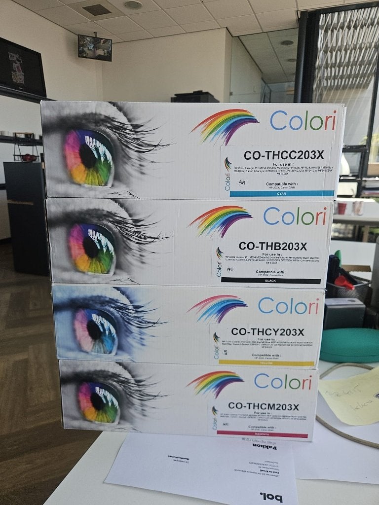 Cartriges voor HP en Canon Printer - 4 Kleuren, Computers en Software, Printerbenodigdheden, Nieuw, Cartridge, Ophalen of Verzenden