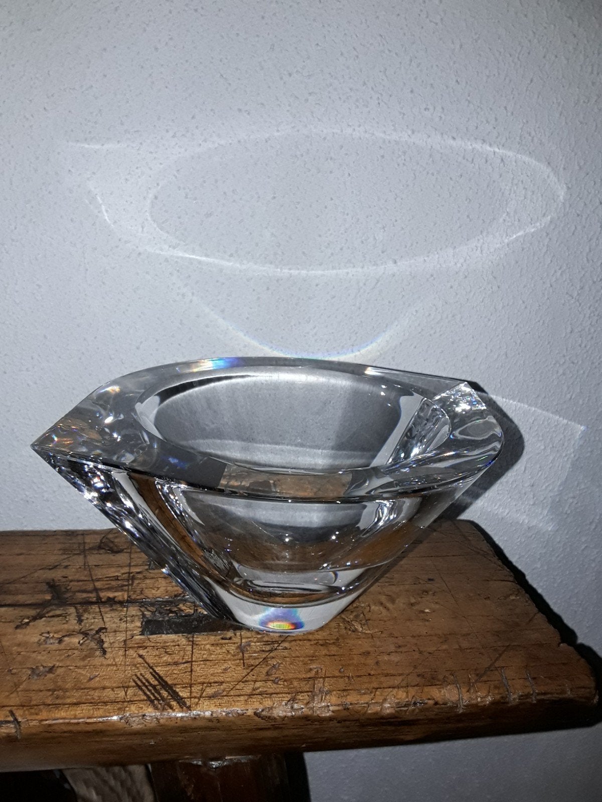 Zweeds kristallen Orrefors schaal, Ophalen of Verzenden, Zo goed als nieuw, Rond, Glas