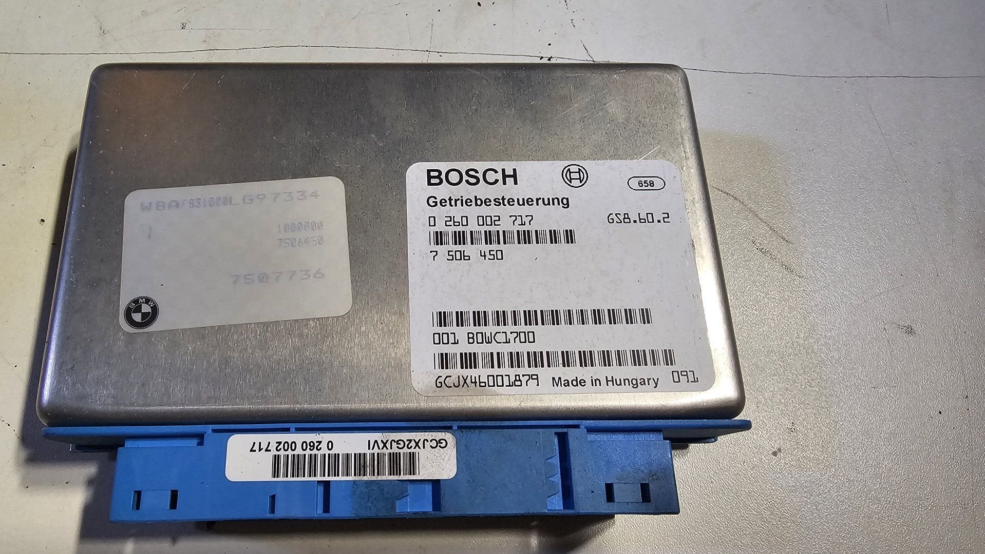 ECU automaatbak module BMW 5 / X5 serie E39 E53 24607506450, Gebruikt, -, Ophalen of Verzenden, -