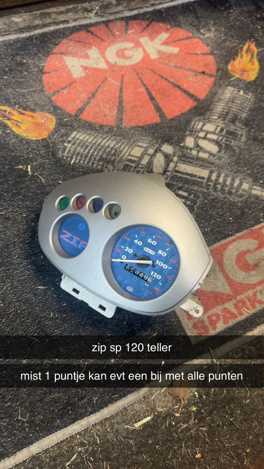 piaggio zip sp 120 km teller, Ophalen of Verzenden