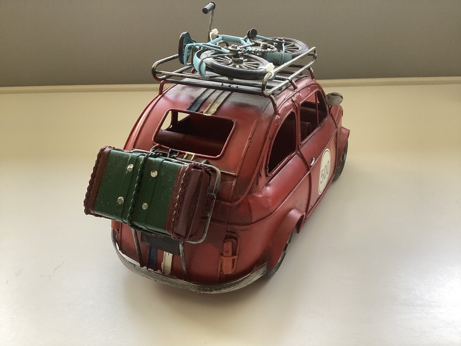 Model Fiat 500 geheel metaal., Ophalen of Verzenden, Gebruikt, Overige merken
