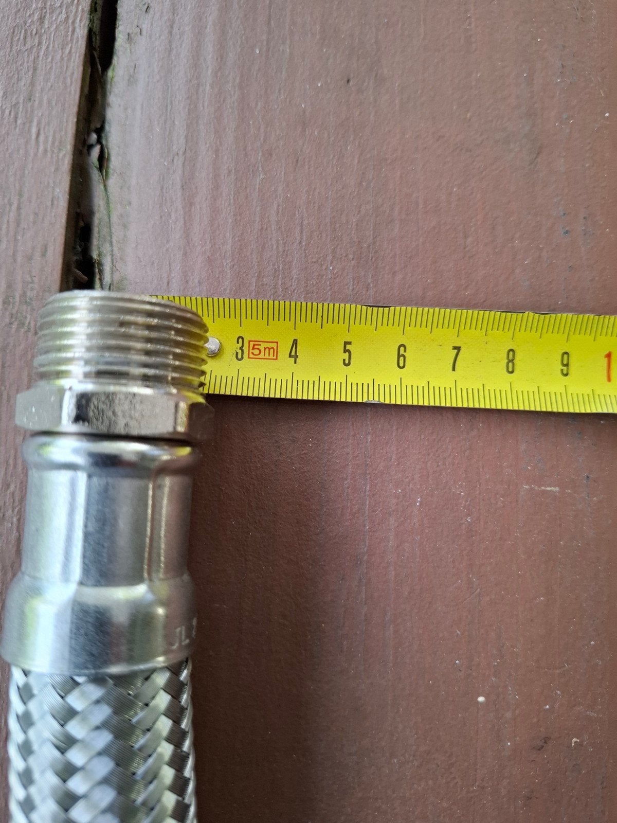 Flexibele RVS waterslang 50 cm, Doe-het-zelf en Verbouw, Buizen en Afvoer, Minder dan 20 mm, Overige typen, Nieuw, Ophalen of Verzenden