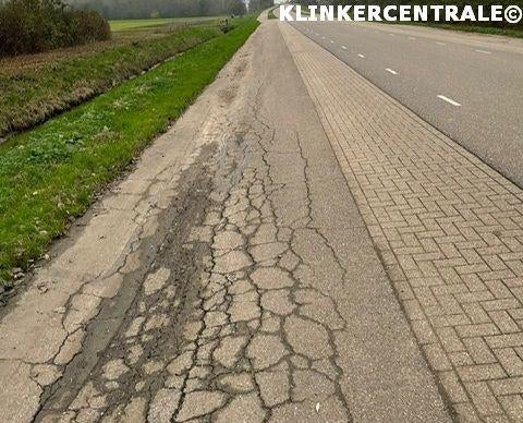 ROOIKORTING 220m2 grijs betonklinkers straatstenen bkk bss, Tuin en Terras, Bij dit gebruikte product niet meer te achterhalen.