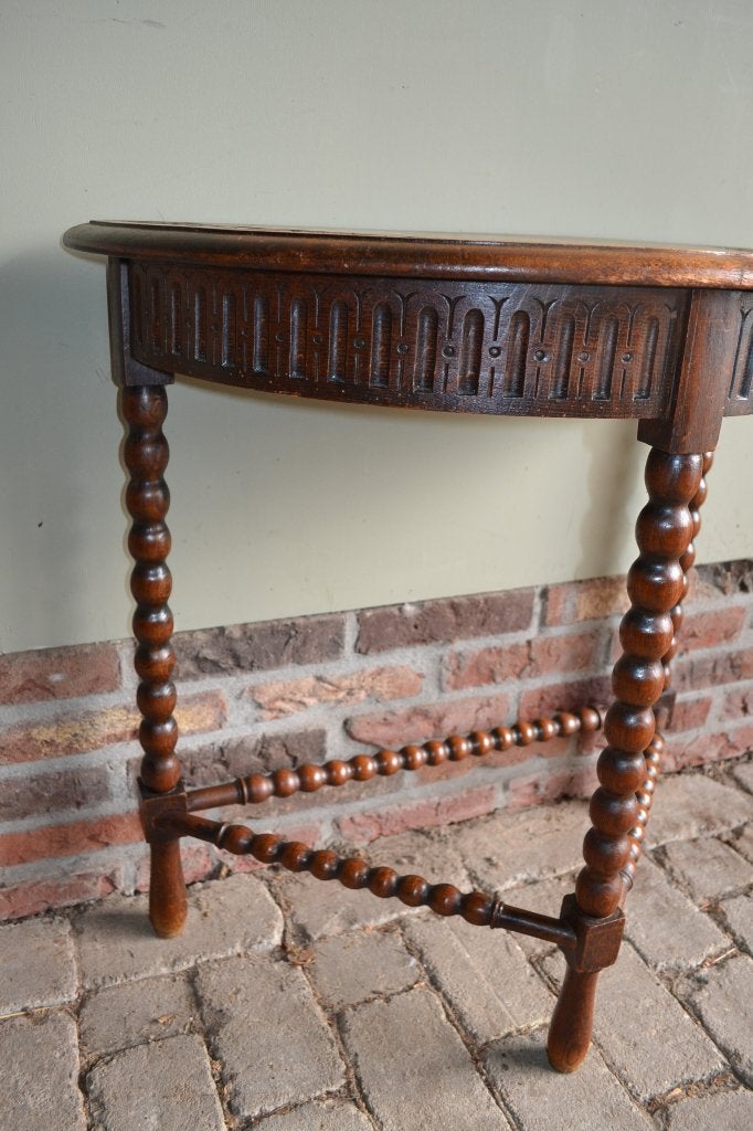 Prachtige antieke eiken houten haltafel, plantentafel., Antiek en Kunst, Verzenden