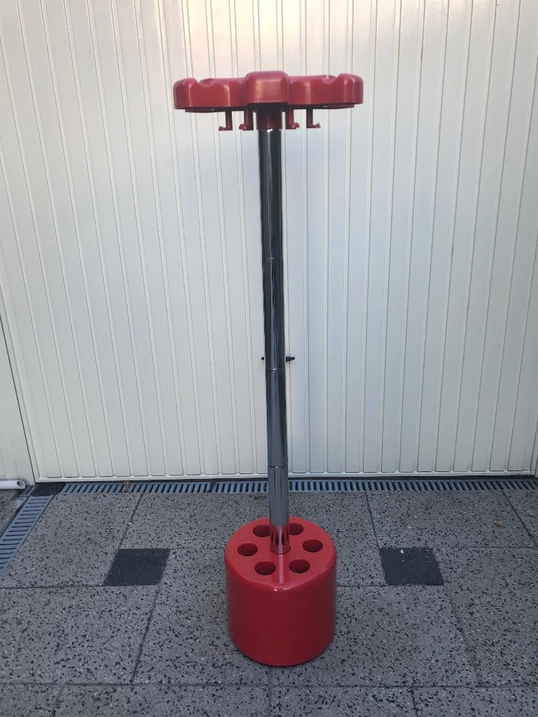 Design kapstok Velca VIP Italy paraplu bak staander rood, Gebruikt, Ophalen of Verzenden, Nvt, Minder dan 100 cm