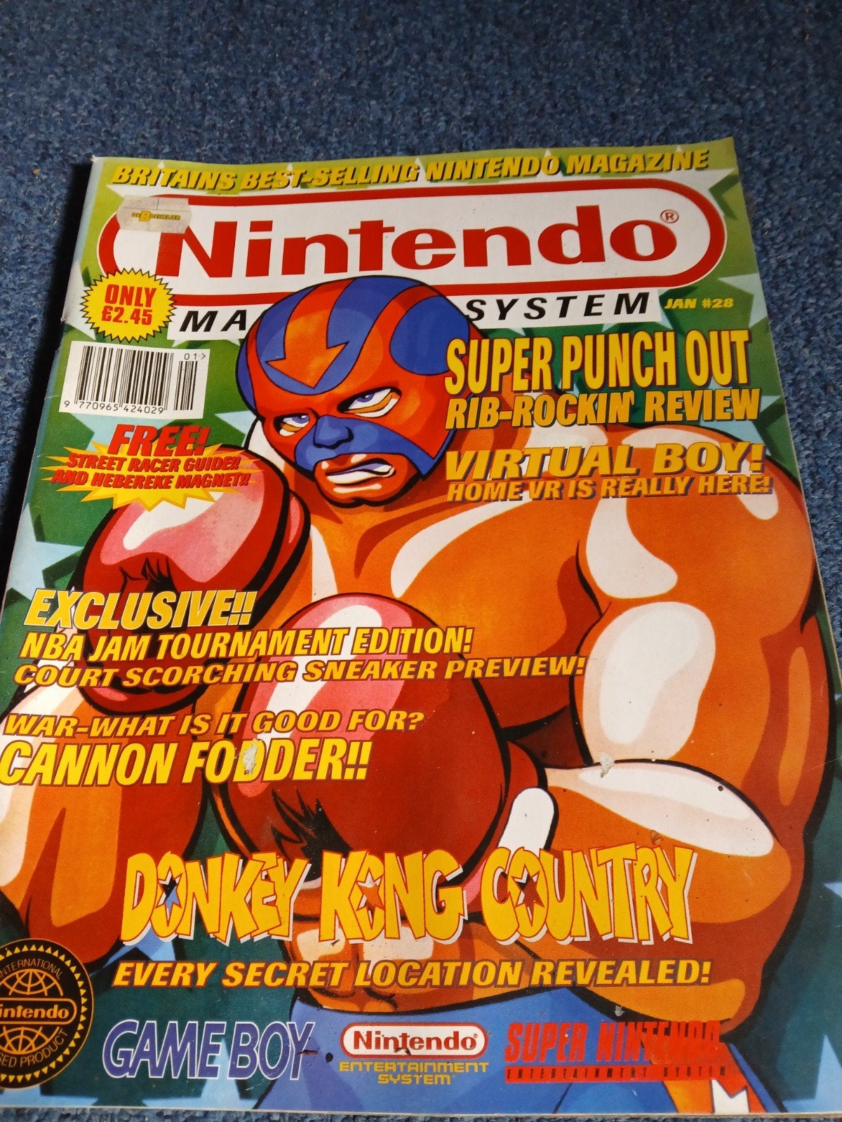 Nintendo Magazine System #28 - Super Punch Out Review, Ophalen of Verzenden, Gebruikt, Overige genres