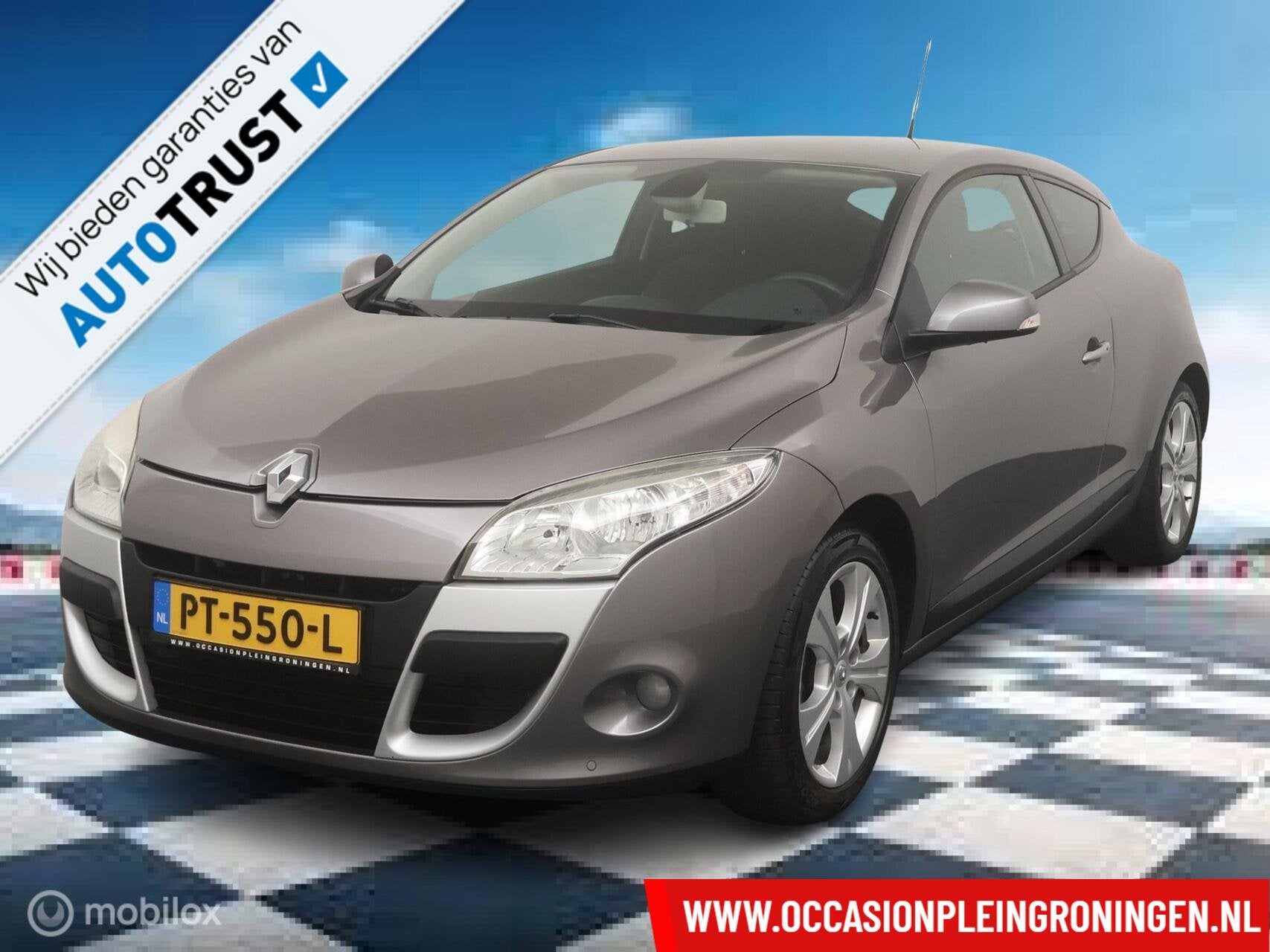 Renault Megane Coupé 1.6 Dynamique Coupe, Auto's, Voorwielaandrijving, Stof, Gebruikt, Zwart