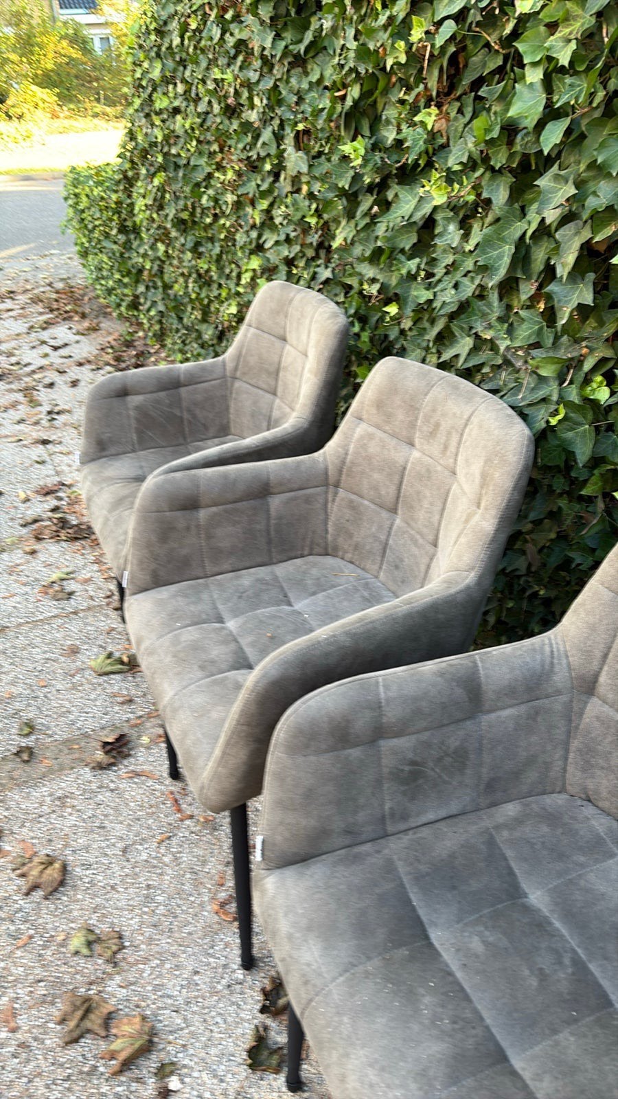 6 eetkamerstoelen, Ophalen, Zo goed als nieuw, Overige kleuren, Stof