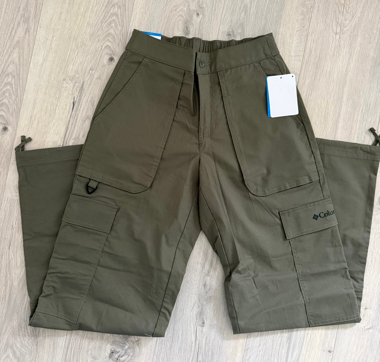 Columbia brea falls cotton ripstop pant khaki, Ophalen of Verzenden, Zo goed als nieuw, Kleding