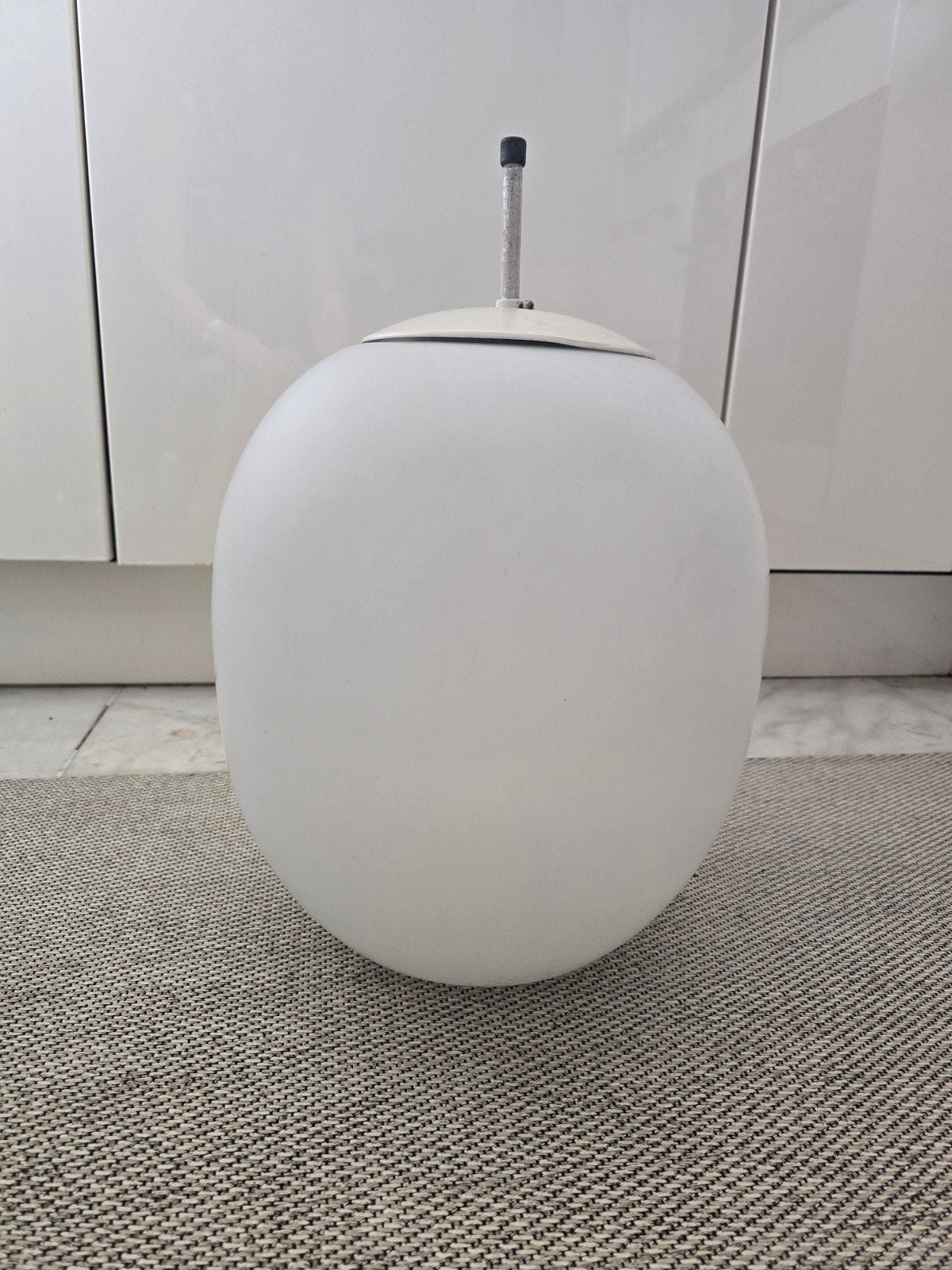 Gispen Oude Schoollamp - Melkglas Bol, Ophalen