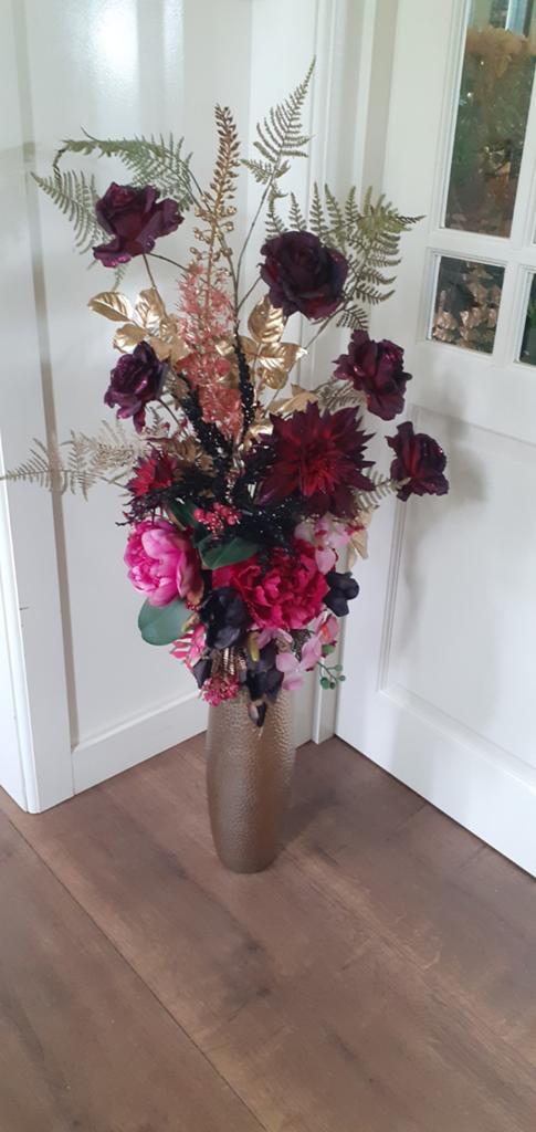 Leuk houdbaar bloemstuk., Ophalen