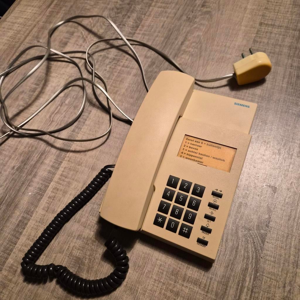 Siemens Euroset 810 Vaste Telefoon - Vintage Design, Telecommunicatie, Ophalen of Verzenden