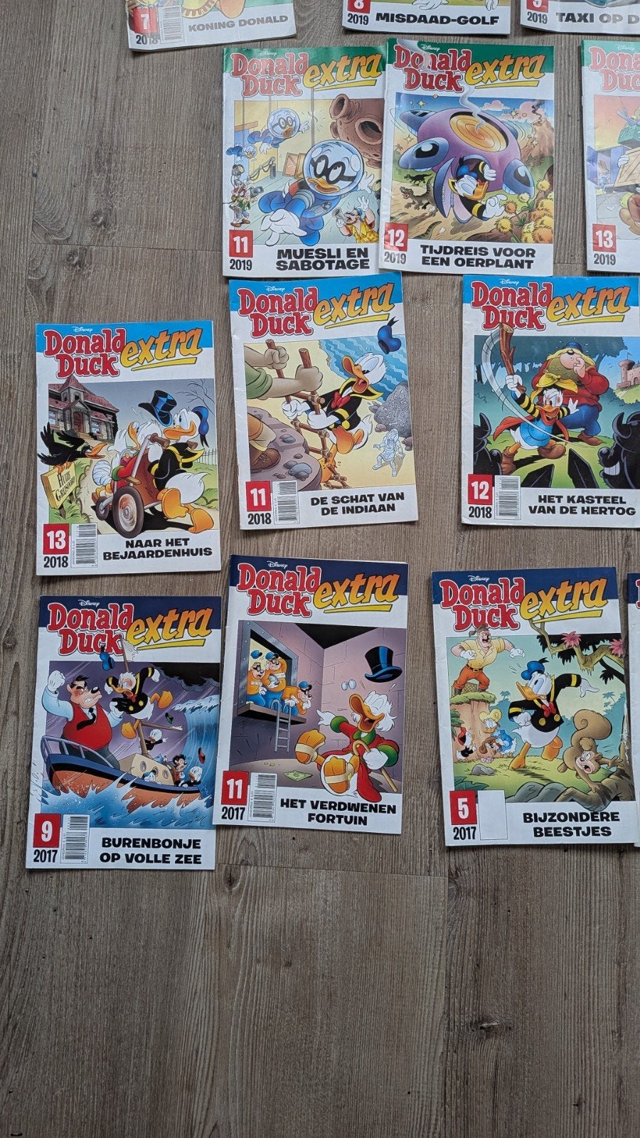 Donald Duck Extra Collectie - 15 Stripboeken (2017-2019), Boeken, Stripboeken, Meerdere stripboeken, Ophalen