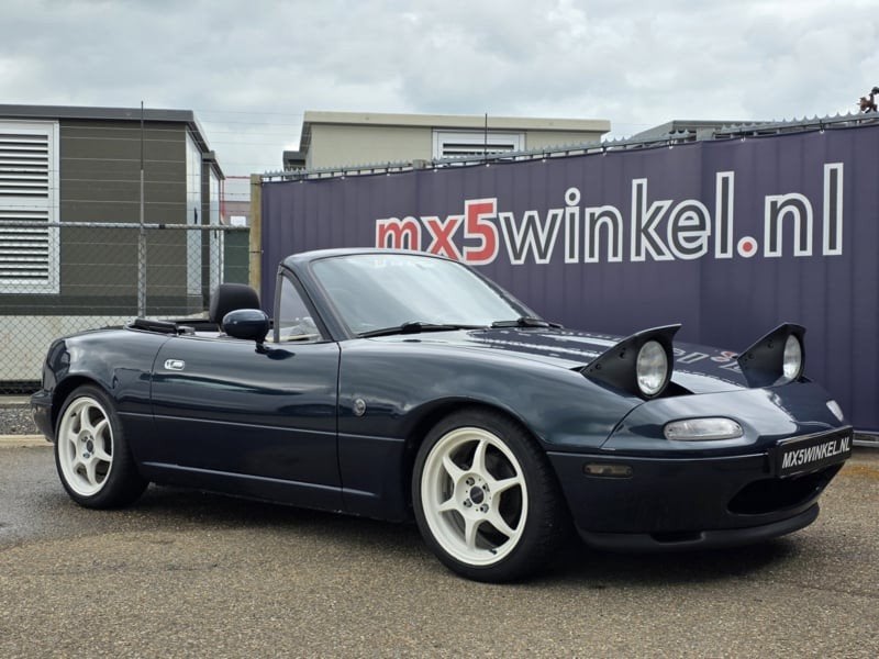 MX-5 Cabrio NA 1.6 | 1996 Montego Blue, Bedrijf, Te koop