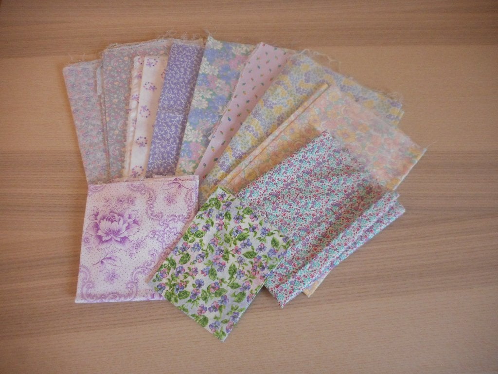 Pakket lapjes stof in de kleur tint lila, licht paars, Hobby en Vrije tijd, Paars, Nieuw, Ophalen of Verzenden, 30 tot 120 cm