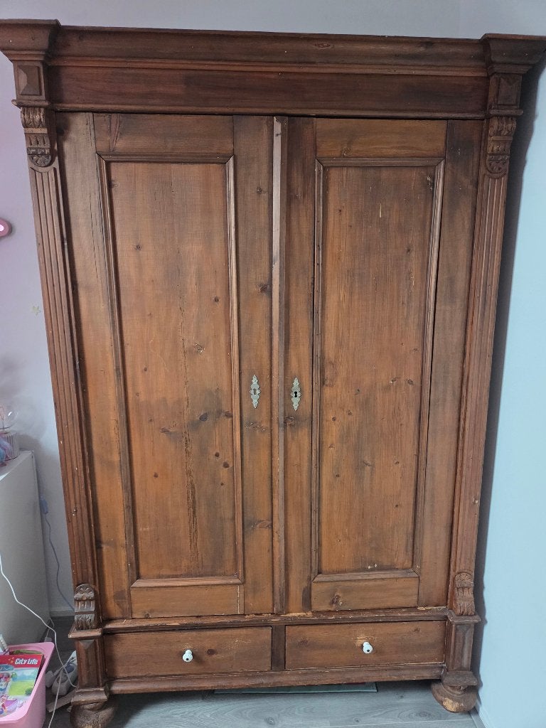 Antieke kast grenen, Antiek en Kunst, Ophalen