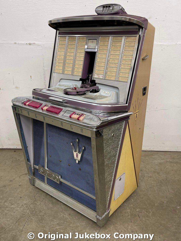 JUKEBOX: ROCKOLA EMPRESS 120 select model 1496, Ophalen, 1950 tot 1960, USA, Rock Ola
