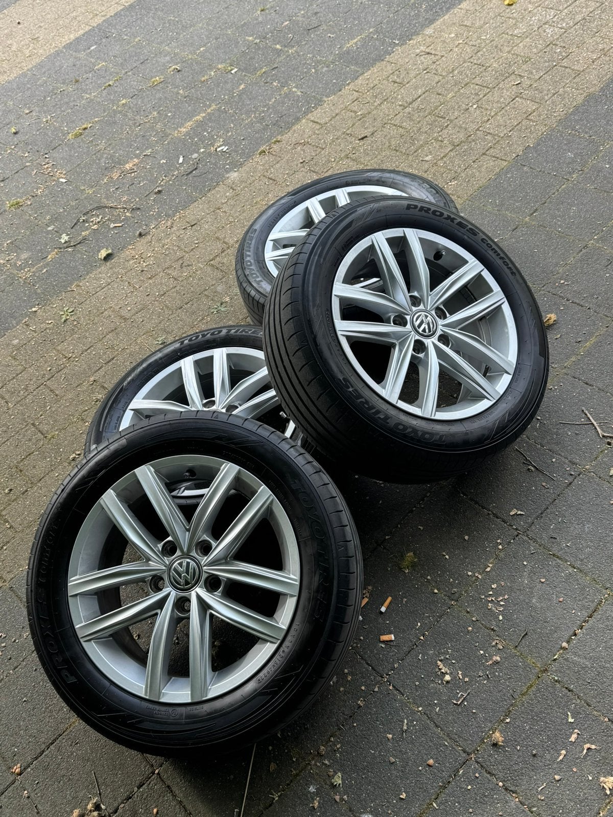 VW Golf velgen met goed banden, Ophalen