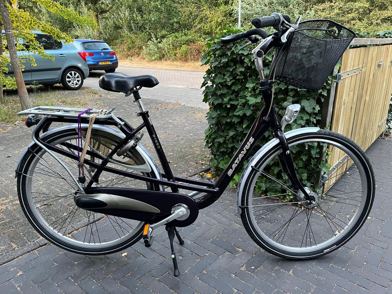 Nette Batavus Mambo deluxe donker bordeaux rood 53cm 28 inch, Ophalen, Batavus, Dubbele standaard, 0 zitjes