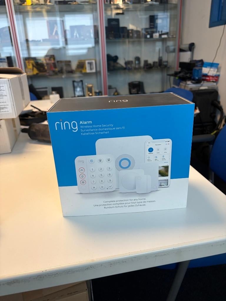 Ring Alarm Wireless Home Security – Nieuw in doos, Detector, Sensor of Melder, Ophalen of Verzenden, Zo goed als nieuw, Rook