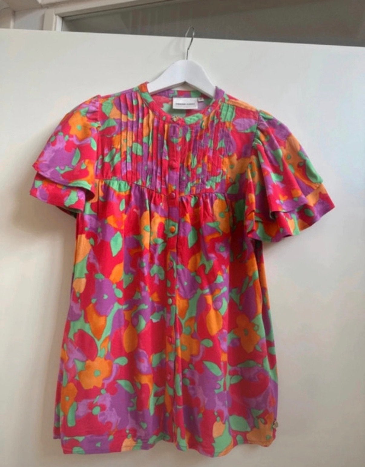 Fabienne Chapot blouse met bloemenprint, Kleding | Dames, Blouses en Tunieken, Ophalen of Verzenden, Zo goed als nieuw, Maat 36 (S)