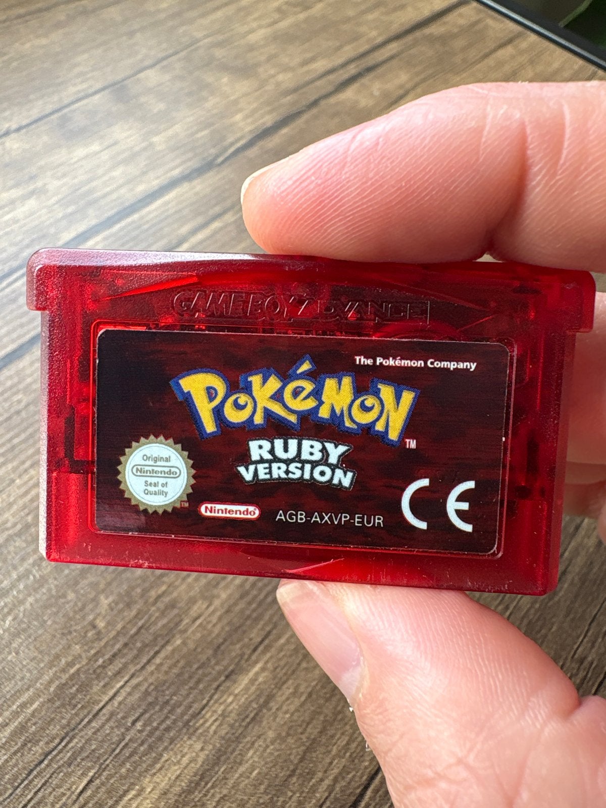OPHALEN: Pokémon Ruby Version - Game Boy Advance, Ophalen, Gebruikt, 1 speler, Role Playing Game (Rpg)