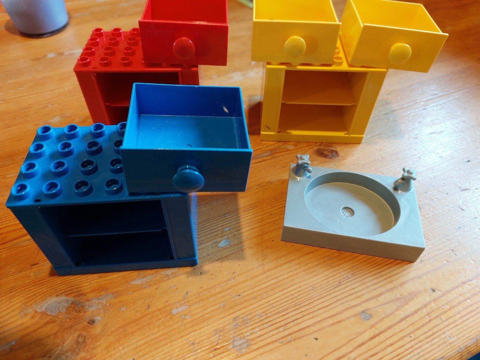 lego Duplo onderdelen van set 31371 - lade kast cabinet, Ophalen of Verzenden, Gebruikt, Losse stenen, Duplo