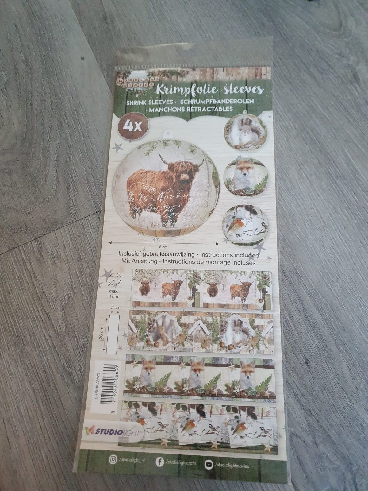 Krimpfolie sleeves kerst, Ophalen of Verzenden, Overige thema's, Pons of Mal