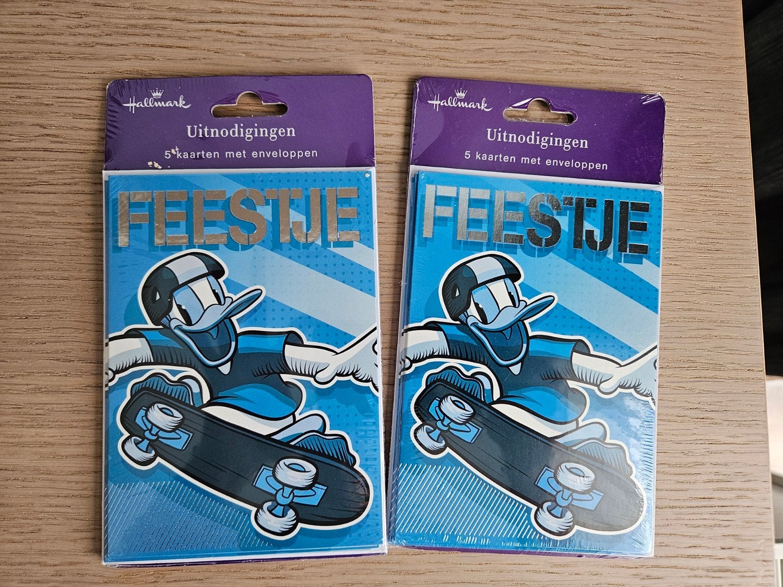 Uitnodigingen voor een feestje van Donald Duck van Hallmark, Ophalen of Verzenden, Nieuw