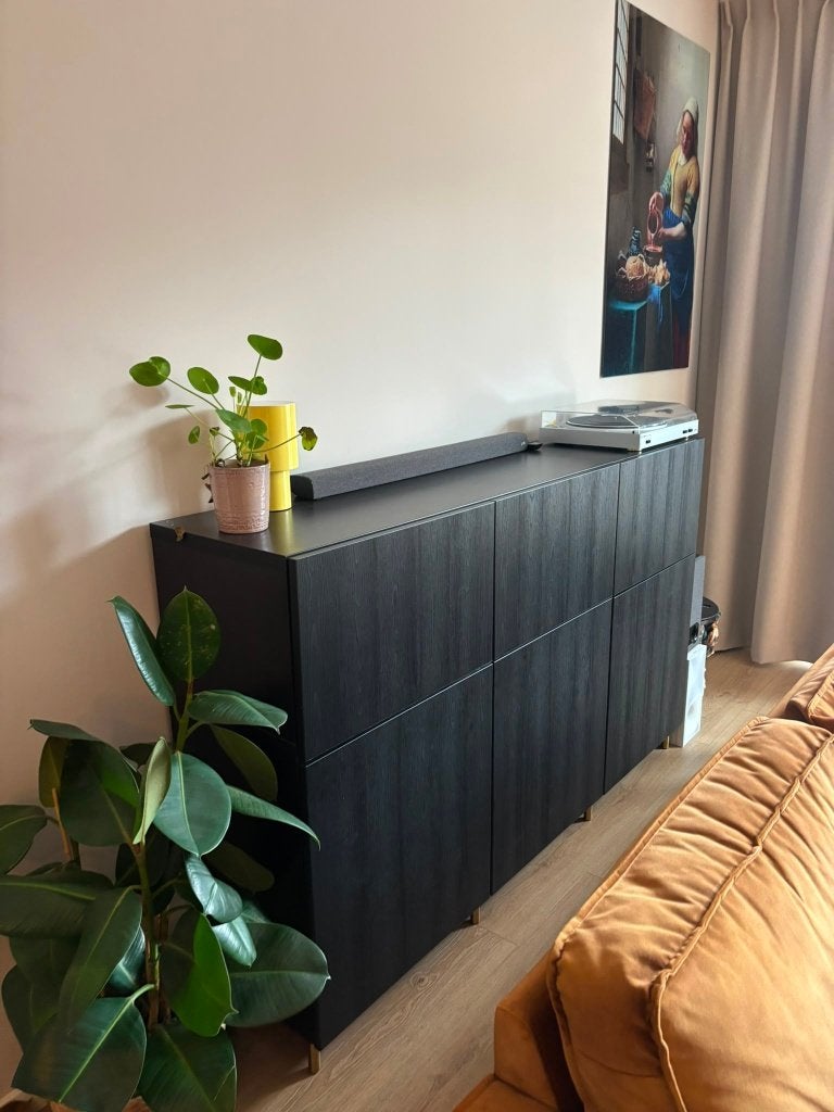 Besta wandkast IKEA, Huis en Inrichting, Kasten | Wandmeubels, Ophalen, 150 tot 200 cm, Zo goed als nieuw, Minder dan 100 cm