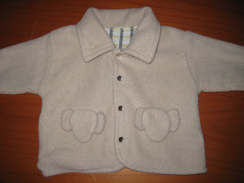 Beige jasje, 74, Kinderen en Baby's, Babykleding | Maat 74, Ophalen of Verzenden, Zo goed als nieuw, Jongetje, Jasje