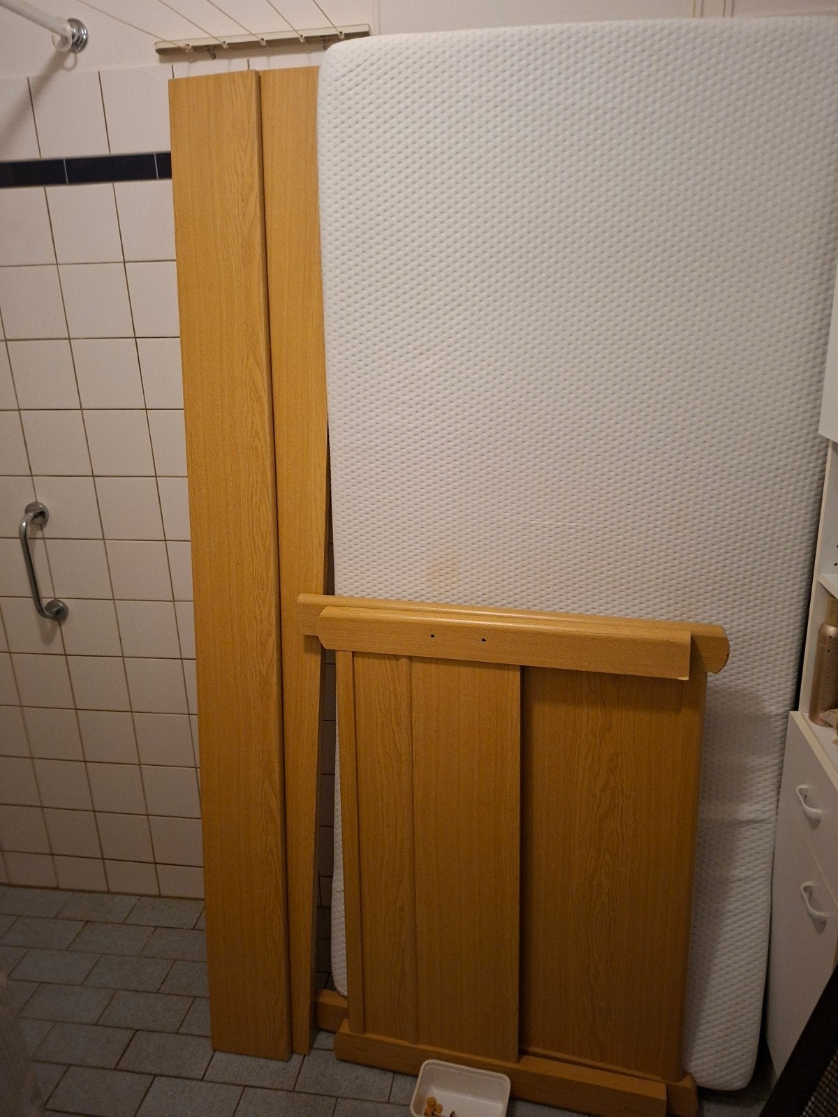 gratis af te halen 1 persoons bed., Huis en Inrichting, Ophalen, Gebruikt, 90 cm, Eenpersoons