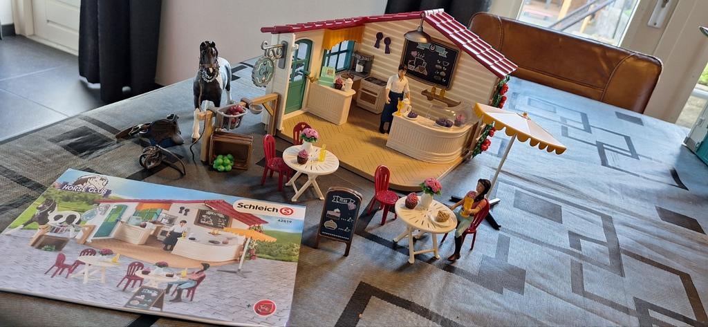 Schleich 42519 ruitercafe, Ophalen of Verzenden, Zo goed als nieuw, Jongen of Meisje
