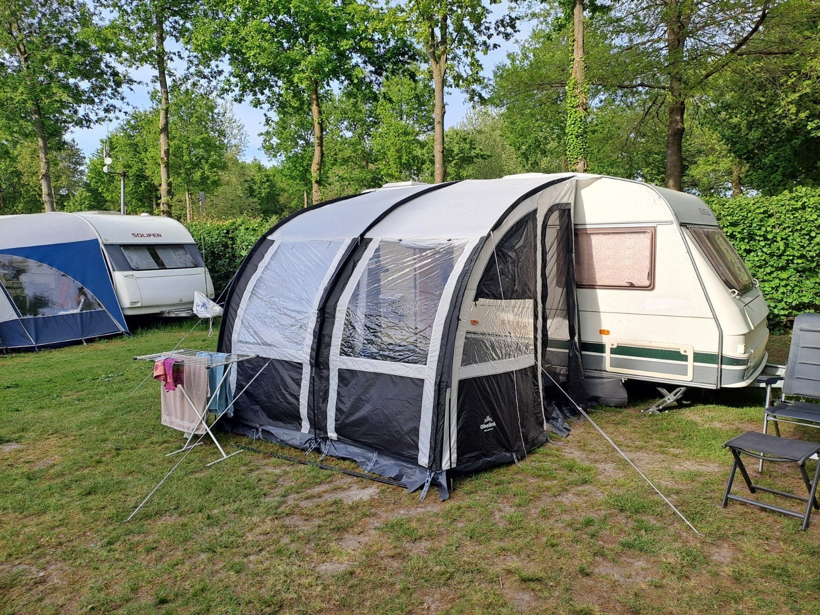 Obelink Viera 260 voortent - zo goed als nieuw, Ophalen of Verzenden, Zo goed als nieuw