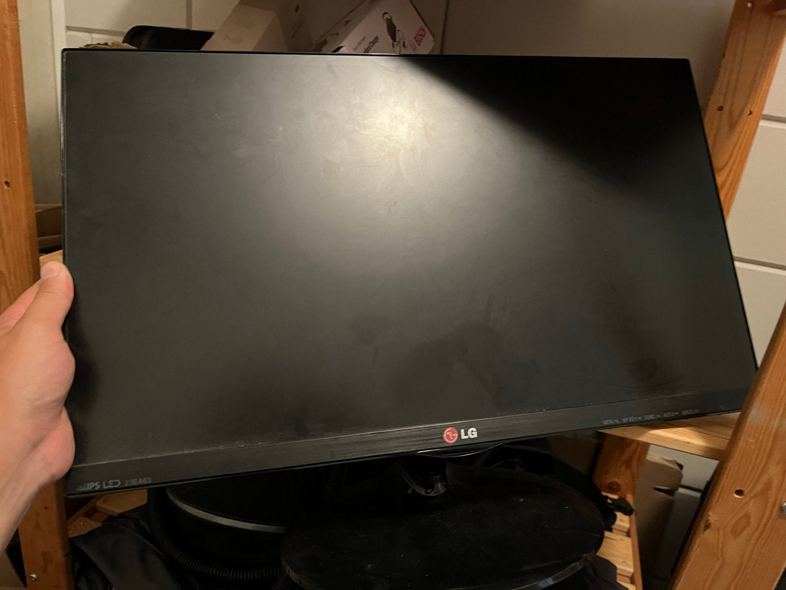 LG 23EA63 IPS LED Monitor - Geen kabels, IPS, Full HD, Ophalen of Verzenden, 60 Hz of minder