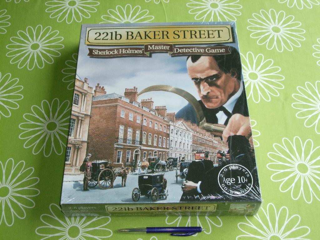 Nieuw in seal: 221b Baker street - Sherlock Holmes spel 1975, Hobby en Vrije tijd, Gezelschapsspellen | Bordspellen, Vijf spelers of meer