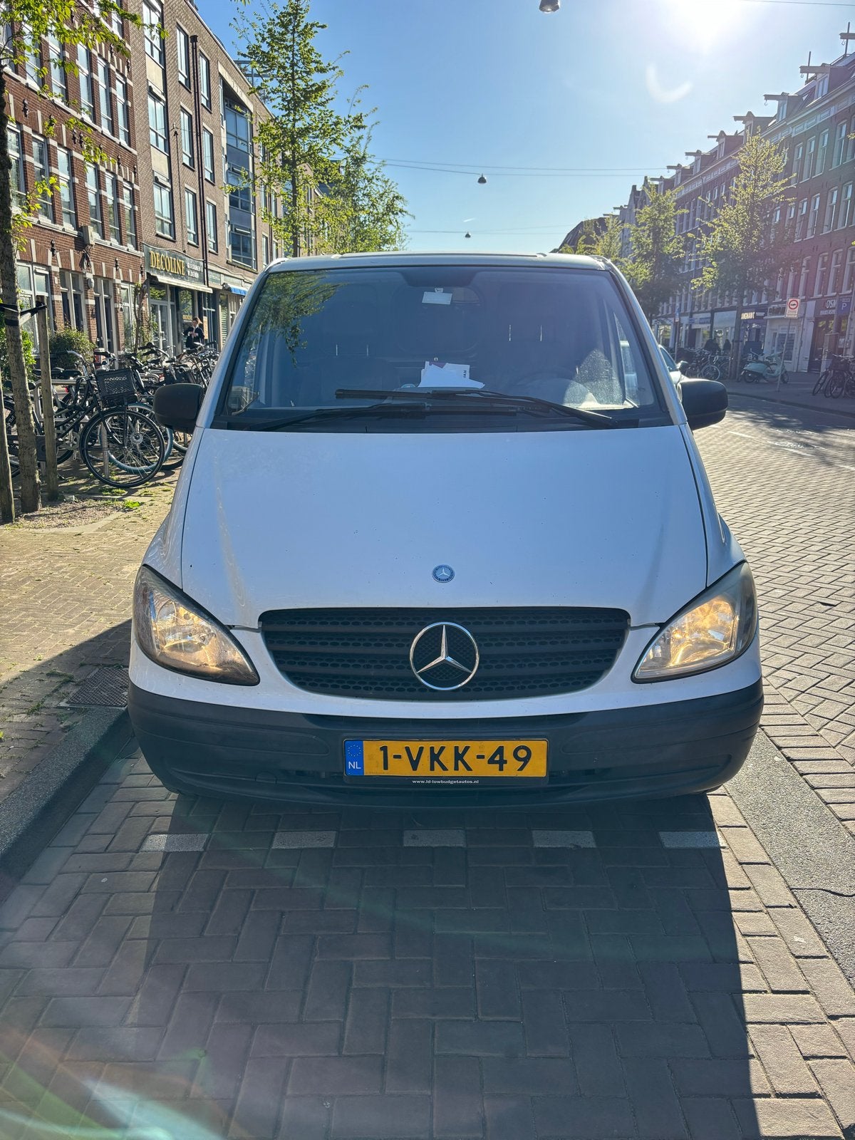 Mercedes-Benz Vito 2.1 CDI 109 2010, Euro 5, Achterwielaandrijving, Zwart, Wit