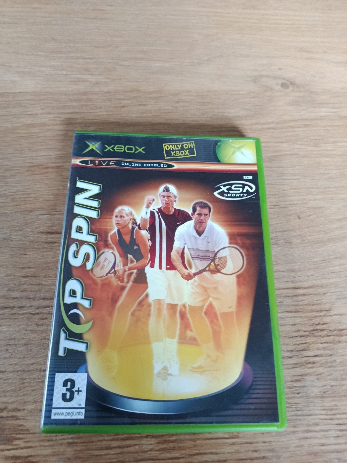 Top Spin - Xbox (Originele Xbox), Spelcomputers en Games, Gebruikt, 2 spelers, Ophalen of Verzenden, Eén computer