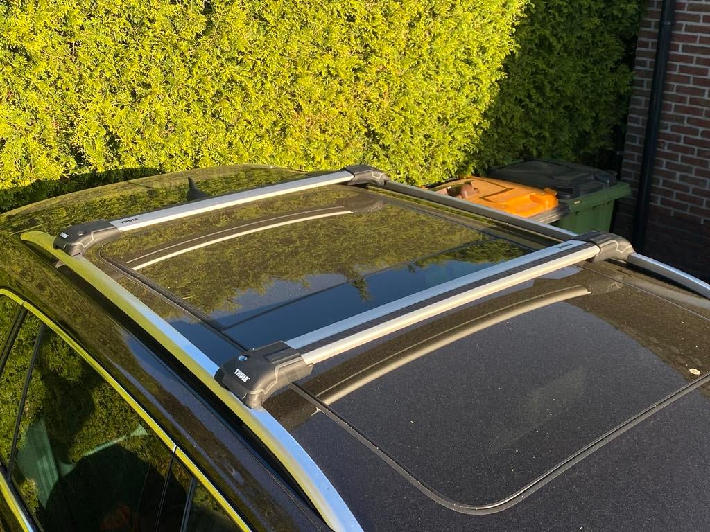 Thule Wingbar Edge dakdragers VW Tiguan (Allspace) ZGAN, Auto diversen, Dakdragers, Ophalen, Gebruikt