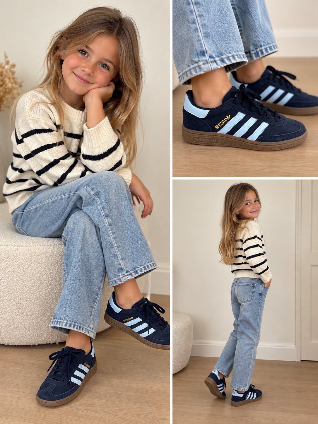 Adidas Gazelle sneakers blauw maat 31, Jongen of Meisje, Schoenen, Ophalen of Verzenden, Zo goed als nieuw