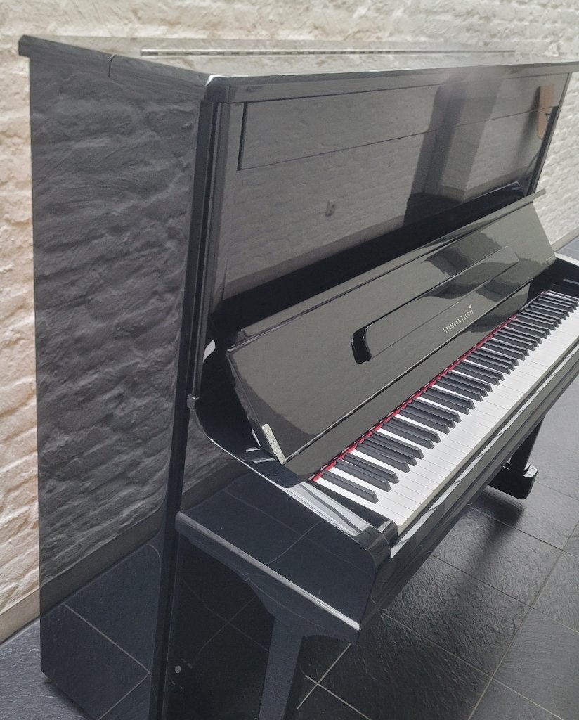 Herrmann Jacobi 132 Piano, Ophalen, Zwart, Zo goed als nieuw, Piano