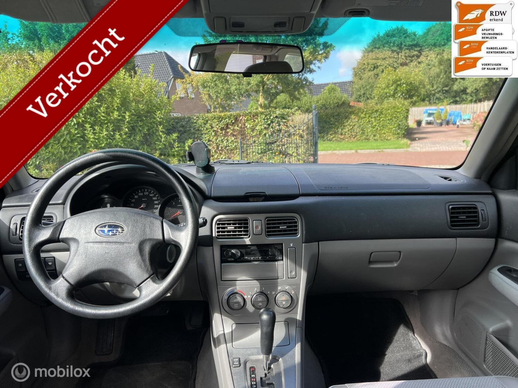 Subaru Forester 2.0 AWD Automaat bj 2003, Auto's, 125 pk, Gebruikt, Origineel Nederlands, Bedrijf