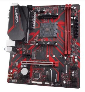 Gigabyte GA B450M GAMING met Socket AM4, Computers en Software, Ophalen of Verzenden, Gebruikt, DDR4