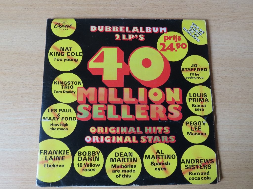 LP 40 Million Sellers, LP, Overige genres, Ophalen of Verzenden, Zo goed als nieuw