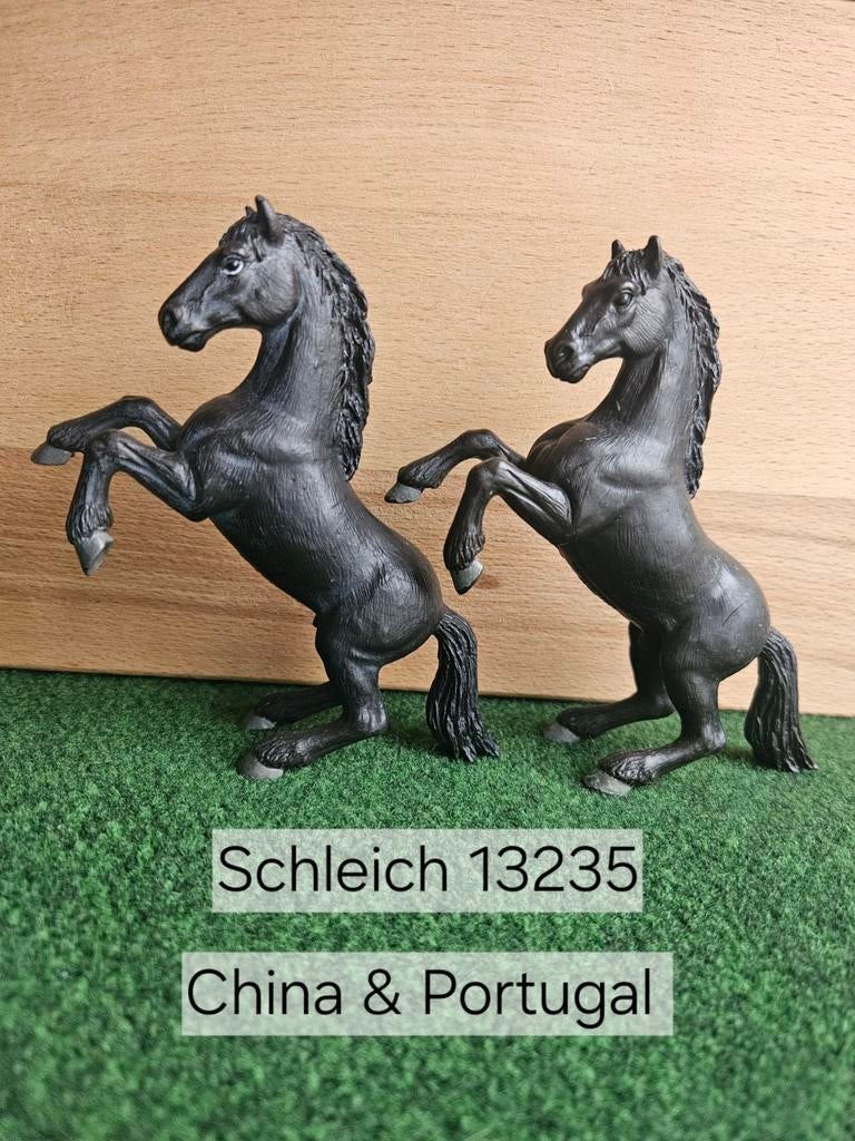 Schleich 13235 steigerende Morgan hengst uit 1997, Ophalen of Verzenden, Zo goed als nieuw, Paard, Beeldje of Figuurtje