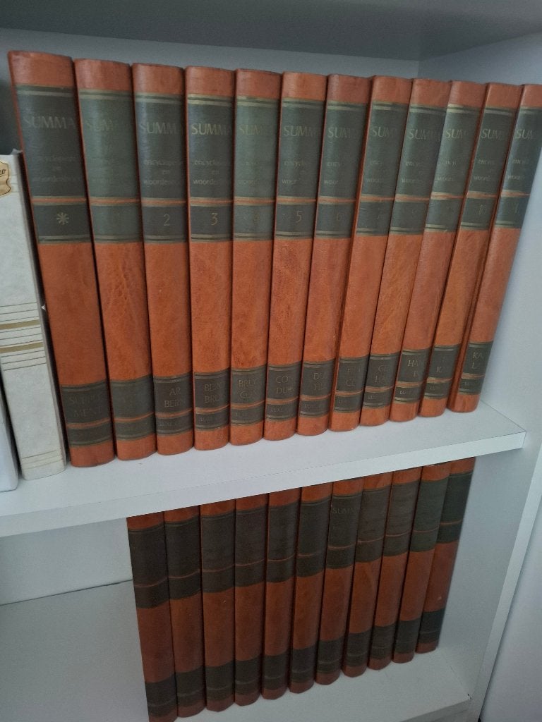Summa encyclopedie en Atlas  compleet 50€ nieuwstaat, Boeken, Encyclopedieën, Ophalen, Complete serie, Zo goed als nieuw, Wolters Kluwer