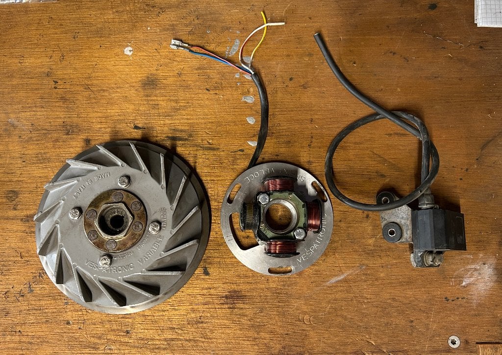 Vespatronic ontsteking Vespa PX200, Ophalen, Gebruikt
