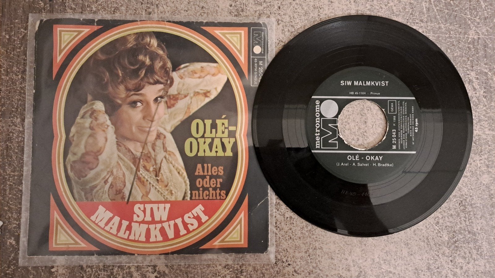 Siw malmkvist  - ole okay, Gebruikt, 7 inch, Pop, Fotohoes